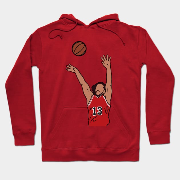 Joakim Noah Jumpshot Hoodie by rattraptees